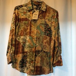 Zara silk blouse